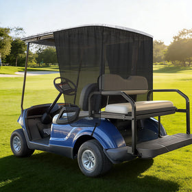 Full enclosure creates a comfortable seating area during play.