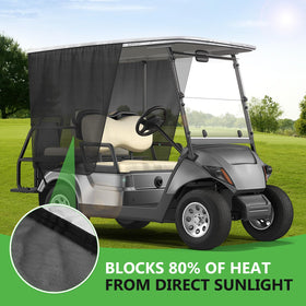 Weather-ready hardware stands up to sun and wind.