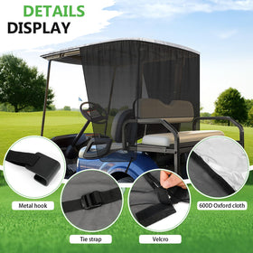 Mesh design blocks sun while preserving airflow and comfort.