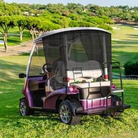 All-weather protection for sun, heat, and wind during a round.