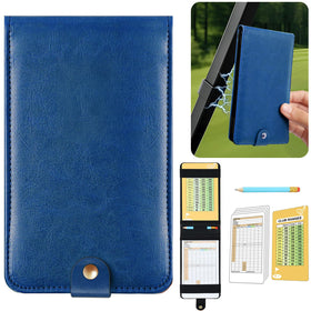 Femlotank magnetic golf scorecard holder attached to a cart for quick access