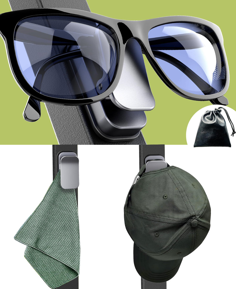 Femlotank sunglass holder on golf cart magnet secures eyewear during swings