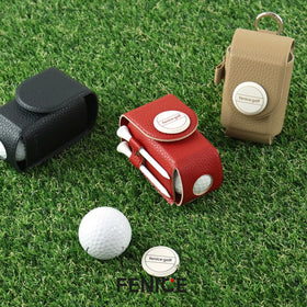 Fenice interior with separate compartments for balls, tees, and markers