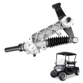 FEXON EZGO TXT steering gear box assembly close-up showing sturdy construction for reliable steering.