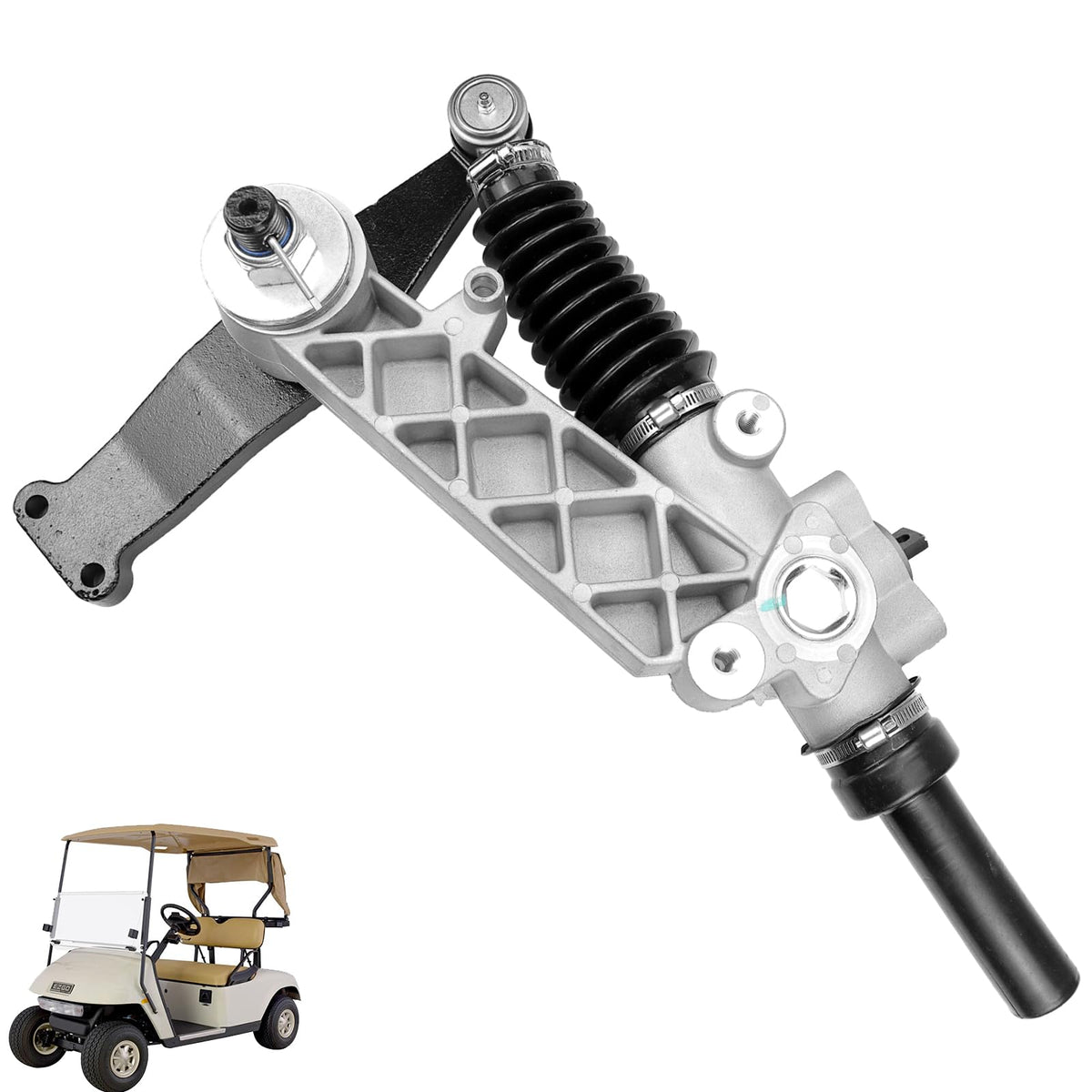 FEXON steering gear box EZGO TXT closeup for precise steering control.