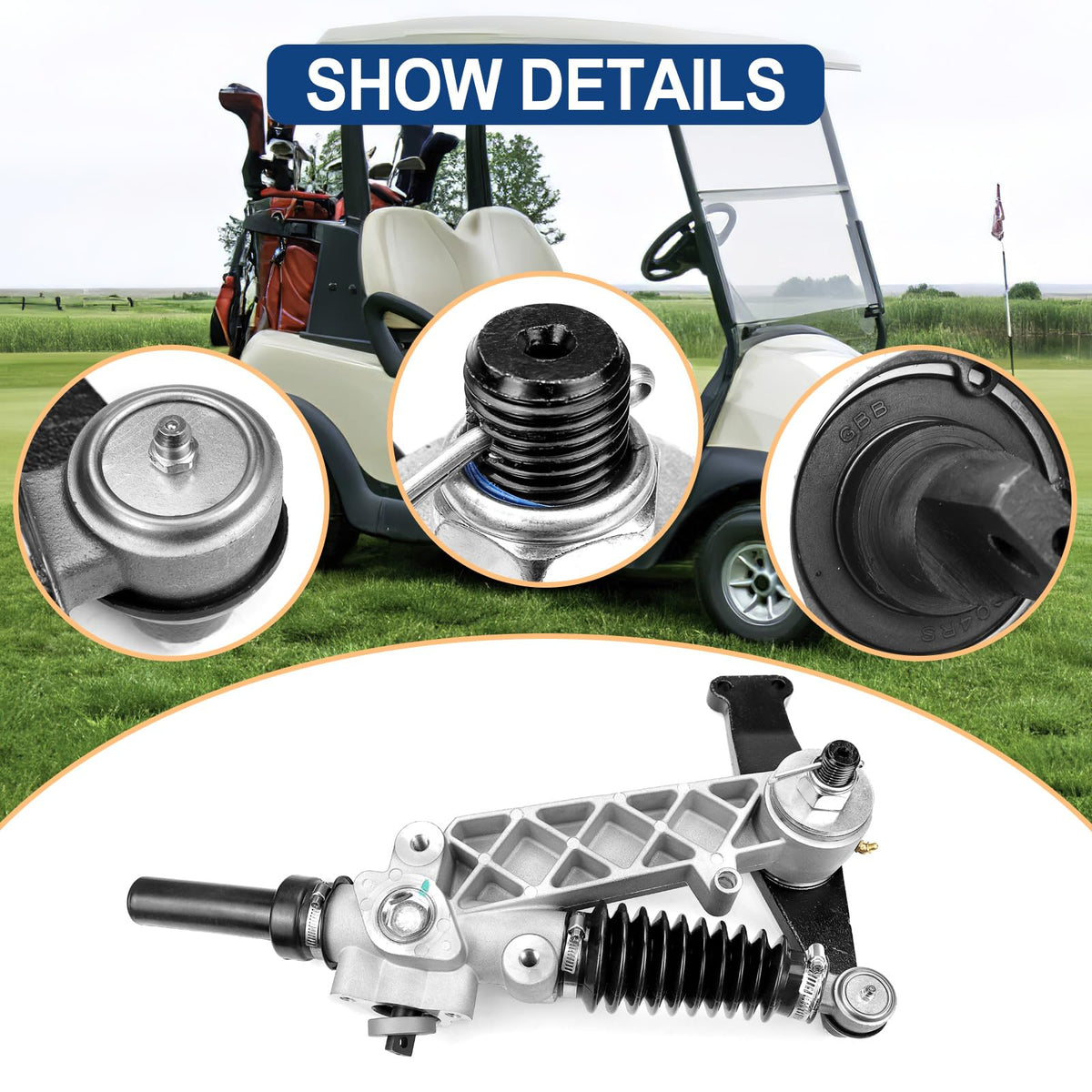 FEXON ST350 Workhorse steering gear box side view demonstrates robust housing and long-lasting performance.