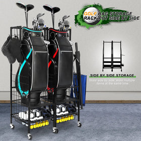 FHXZH dimensions accommodate one standard golf bag and accessories