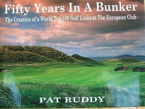 Fifty Years in a Bunker book cover, perfect gift for golf history fans.