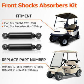 FILTERUP front shock absorber replacement for OEM 1014235 ensures compatible performance.