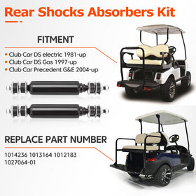 FILTERUP rear shock absorber replacement for OEM 1014236 delivers reliable damping.