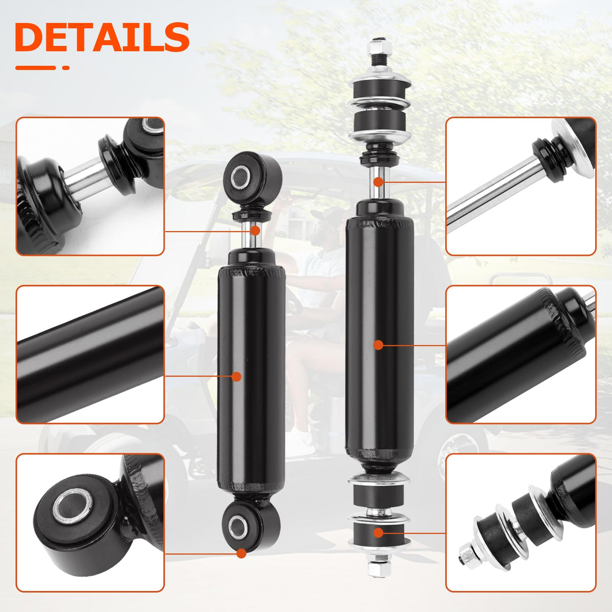 FILTERUP shock absorber construction uses high quality materials for durable travel.