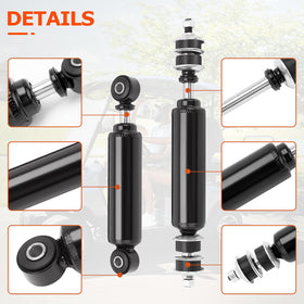 FILTERUP shock absorber construction uses high quality materials for durable travel.