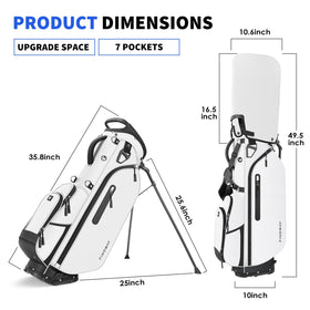 Findway umbrella holder for on-course rain preparedness