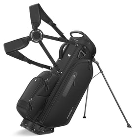 Findway 5-Way Golf Stand Bag showing organized clubs for quick access.