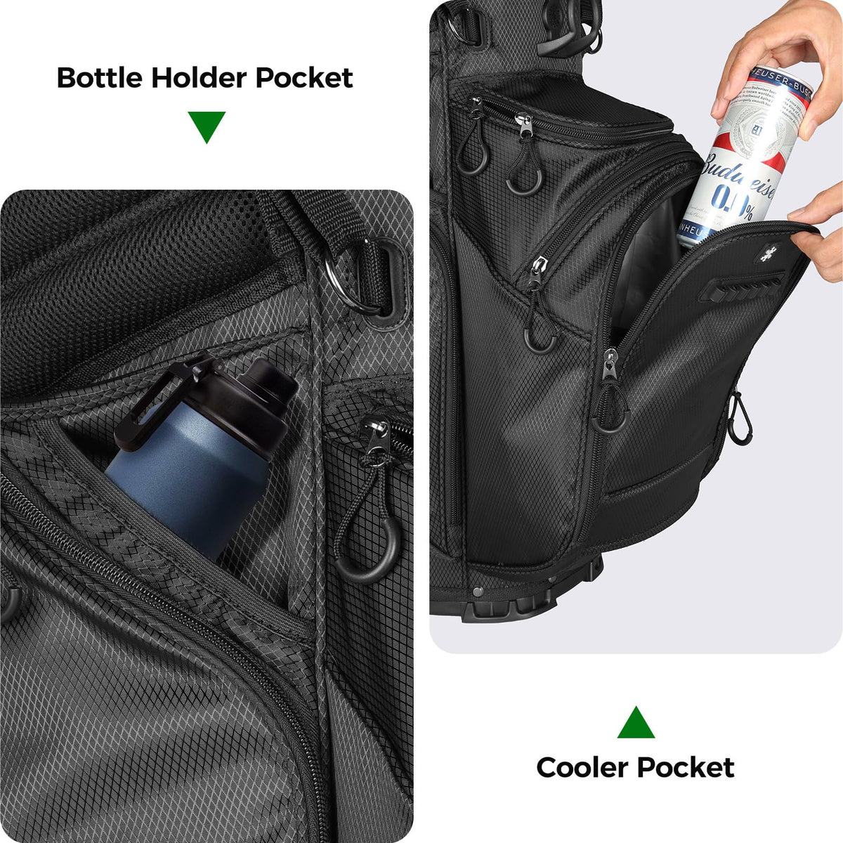 Findway adjustable dual shoulder straps for balanced, comfortable carry.