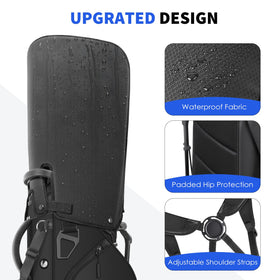 Findway ergonomic-shoulder-straps providing comfortable carry during long rounds.