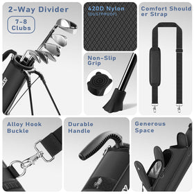 Findway Golf Stand Bag insulated cooler pocket keeps beverages fresh on the course