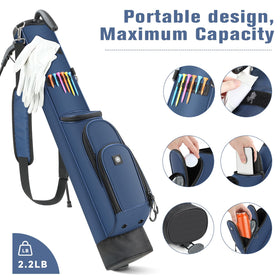 Findway golf stand bag insulated cooler pocket keeps drinks fresh.