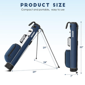 Findway golf stand bag lightweight at 2.2 pounds for easy carry