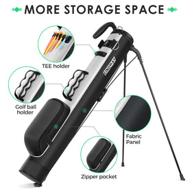 Findway stand bag retractable legs deployed for stable setup