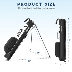 Findway par-3 bag cooler pocket keeps drinks chilled on the range.