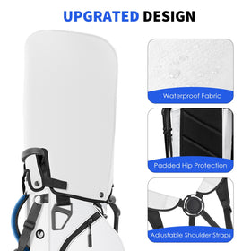 Findway retractable stand legs deployed on the bag