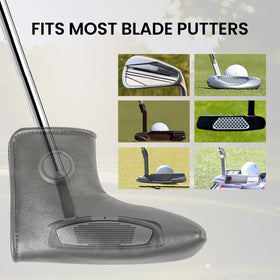 Finger Ten ball marker snaps onto the magnet for quick green etiquette.
