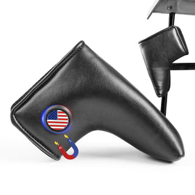 Finger Ten Blade Putter Cover with magnetic closure protects your putter during play.