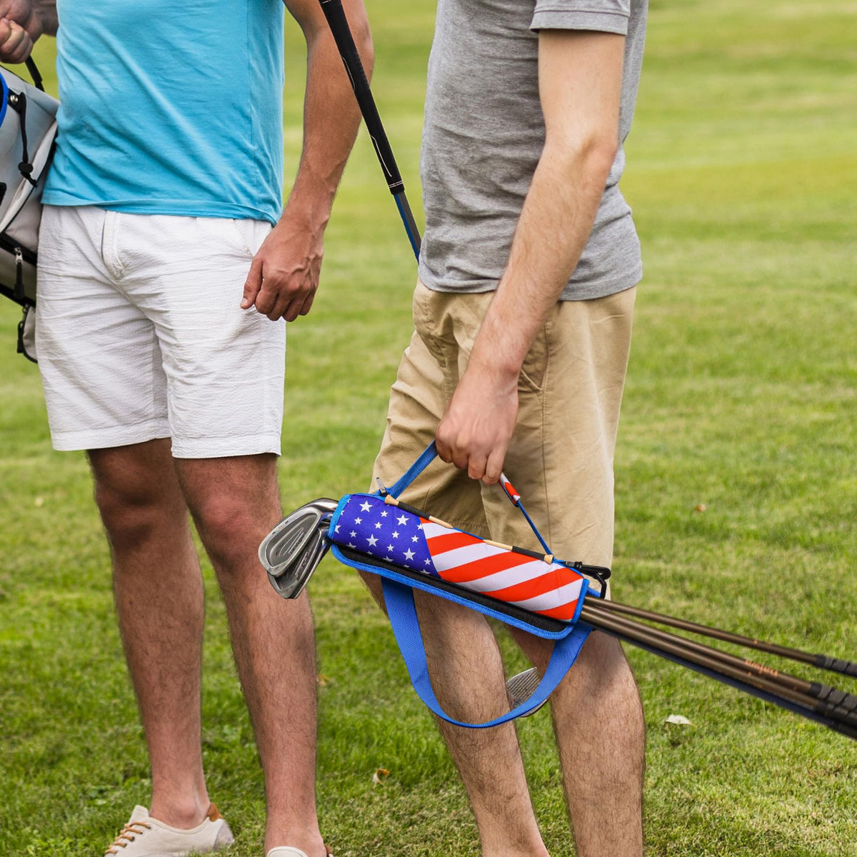 FINGER TEN driving-range bag lightweight design ideal for practice sessions.