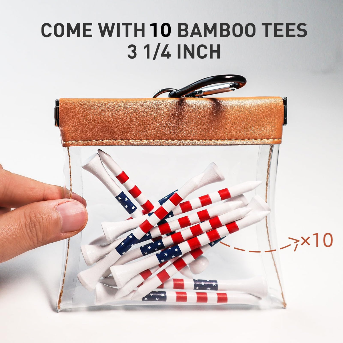 FINGER TEN golf bag organizer keeps essentials visible and reachable.