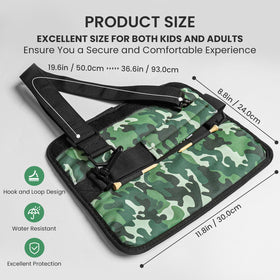 FINGER TEN golf bag with ball pouch keeps essentials organized