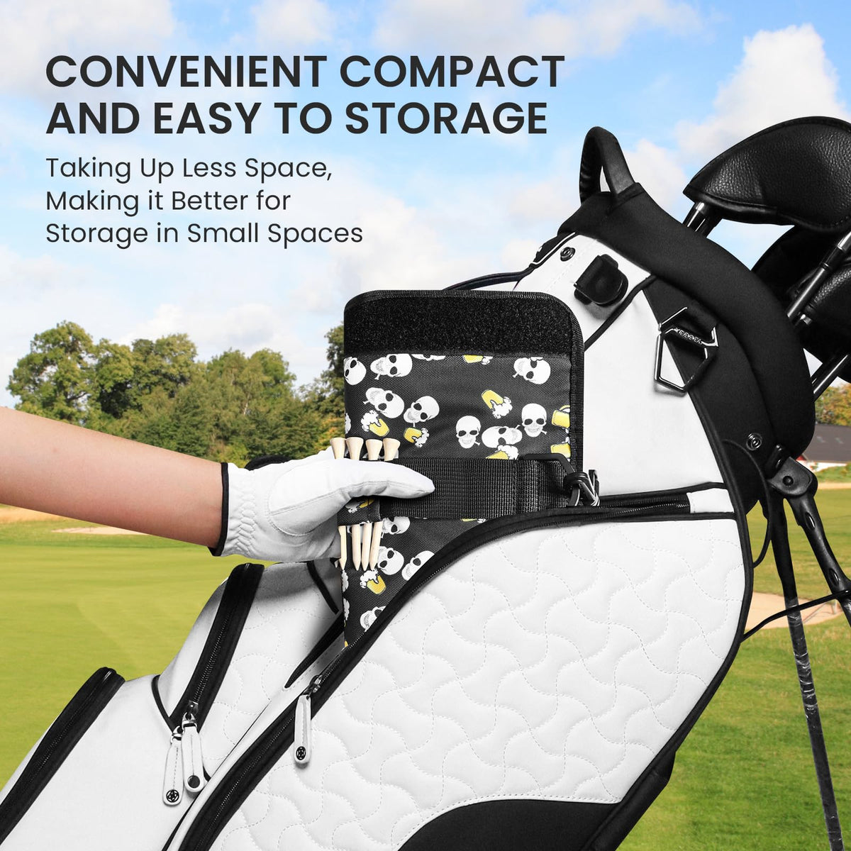 FINGER TEN mini bag made of durable canvas for outdoor practice.