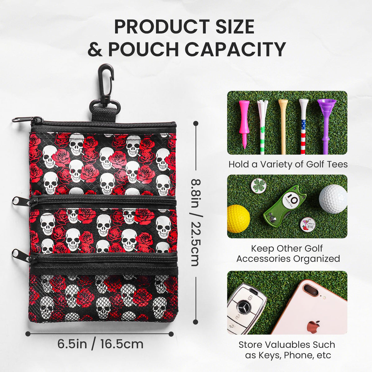 FINGER TEN Pencil pack inside Rose pouch demonstrates organization.