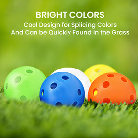 Finger Ten color variant practice balls ideal for backyard sessions.