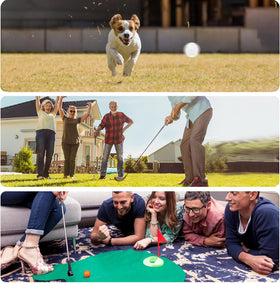 Finger Ten practice ball for indoor and outdoor use in tight spaces