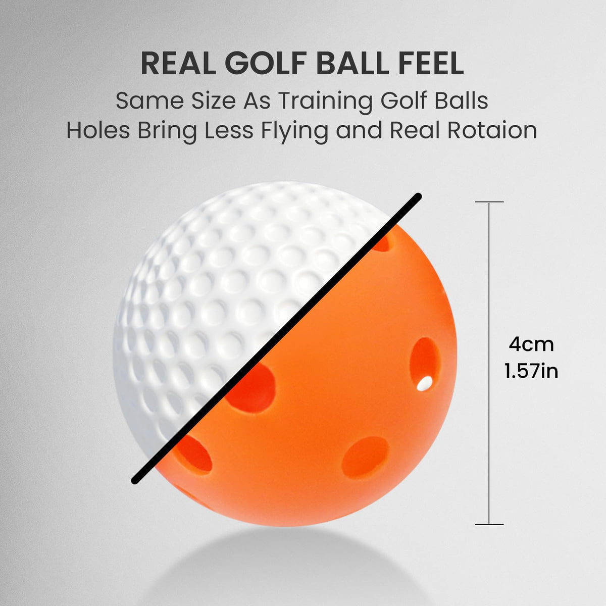 Finger Ten limited flight design helps safe indoor drills.