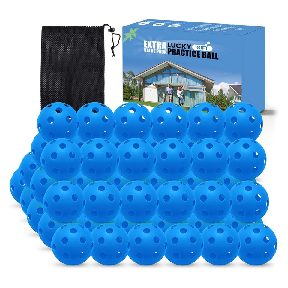 FINGER TEN golf practice balls blue pack for safe indoor training.
