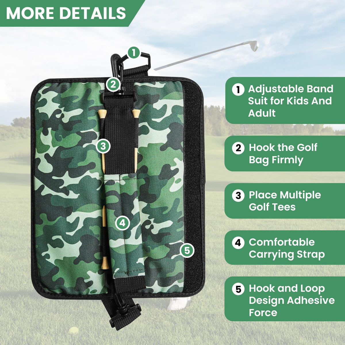 FINGER TEN mini carry bag made of durable canvas for range trips