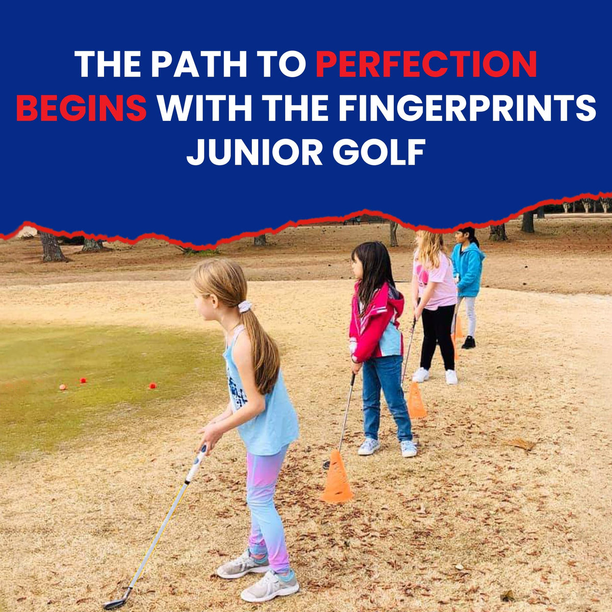 Fingerprints junior golf set serves as a trusted companion on a young golfer’s journey.