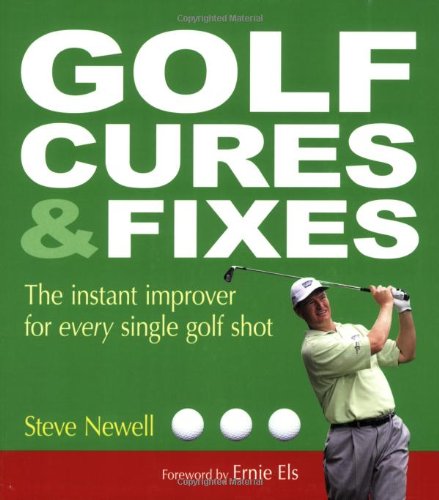 Firefly Golf Cures and Fixes book cover with practical drills for common golf errors.
