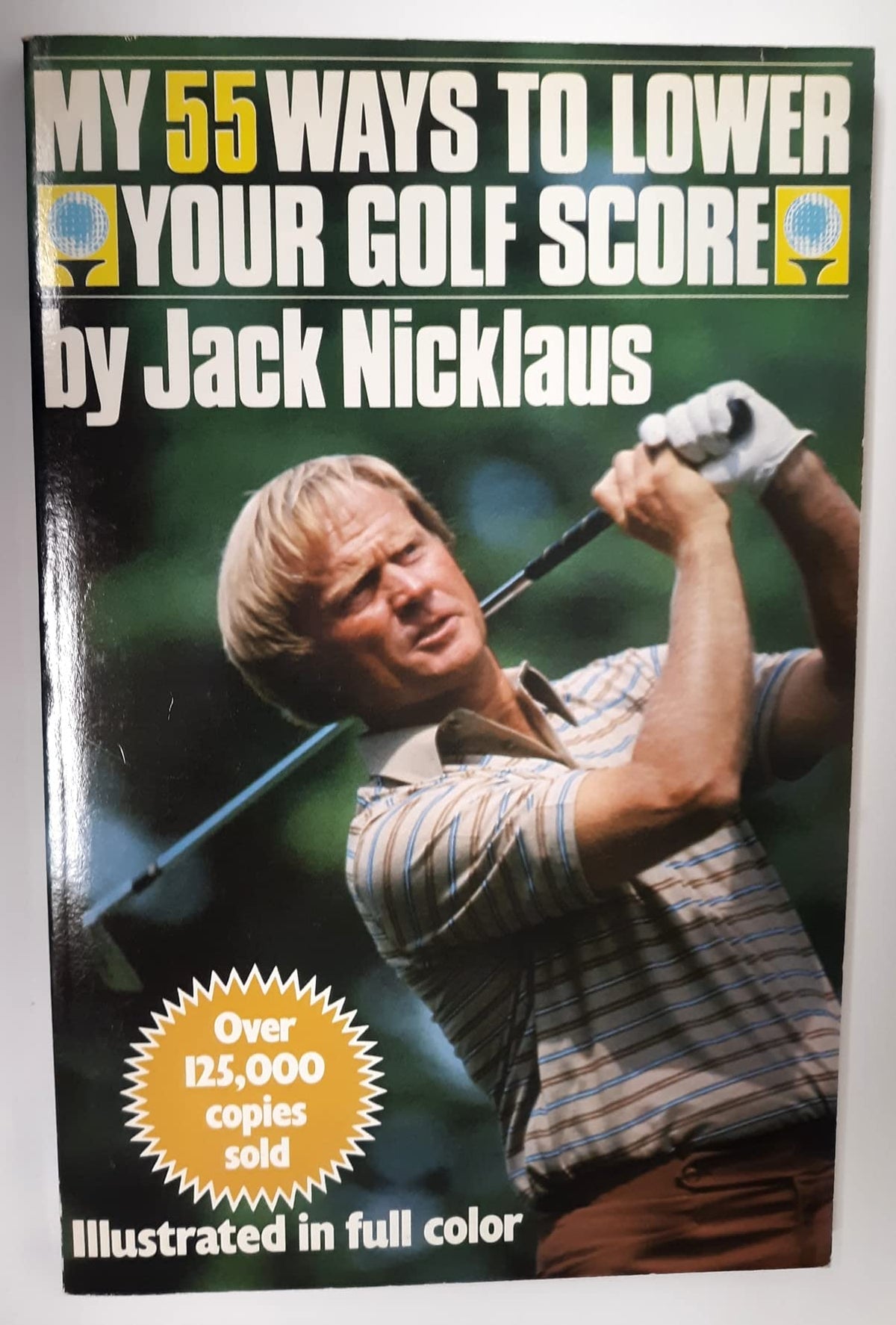 Fireside My 55 Ways to Lower Your Golf Score cover showing foundational tips for beginners.