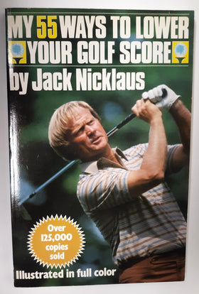 Fireside My 55 Ways to Lower Your Golf Score cover showing foundational tips for beginners.