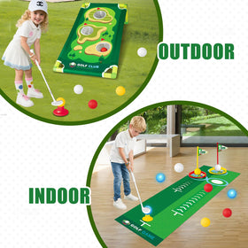 Fistone colorful clubs with soft edges for safe, fun golf play.