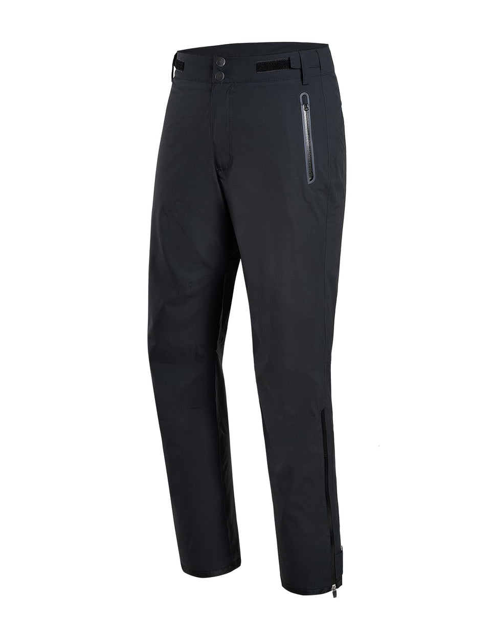 Fit Space Golf Climastorm rain pants worn by model for all-weather golf comfort.
