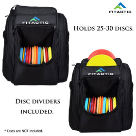 FITactic luxury frisbee bag disc capacity 25-30 discs for tournament trips