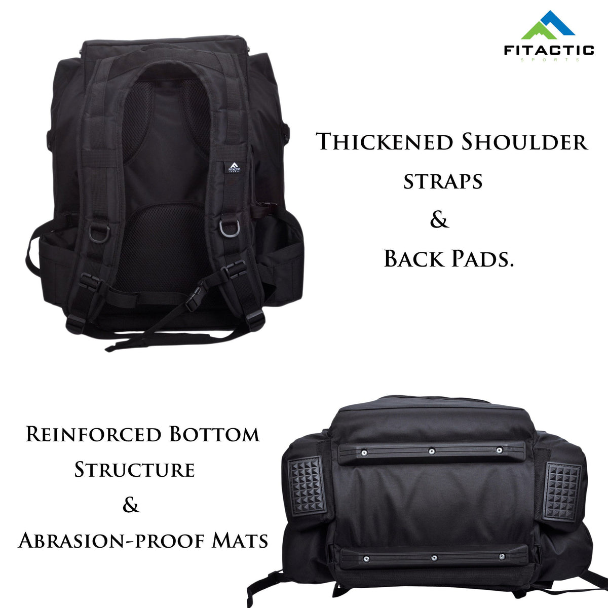 FITactic luxury frisbee bag side straps for accessories and towels