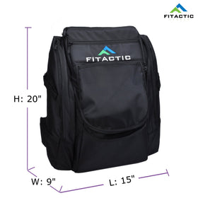 FITactic luxury frisbee bag storage pockets illustrate organized gear separation
