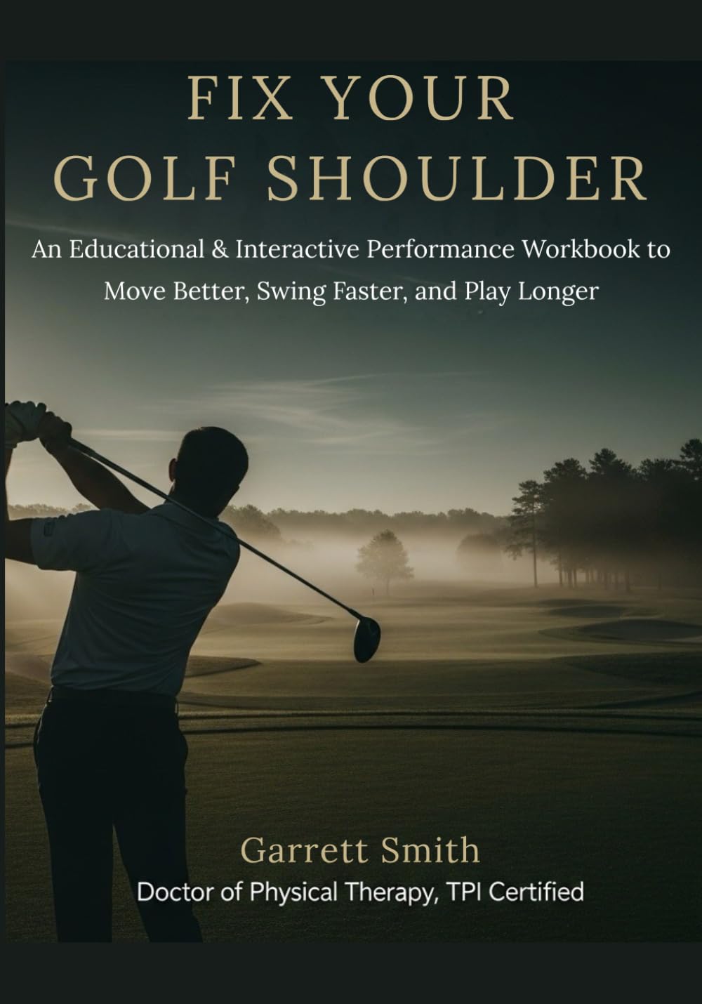 Fix Your Golf Shoulder cover featuring movement blueprint visuals for improved mobility on the course.