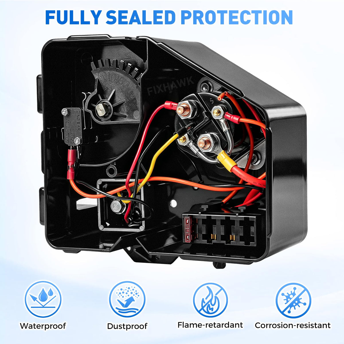 FIXHAWK 12V golf cart solenoid ready for replacement in DS cart
