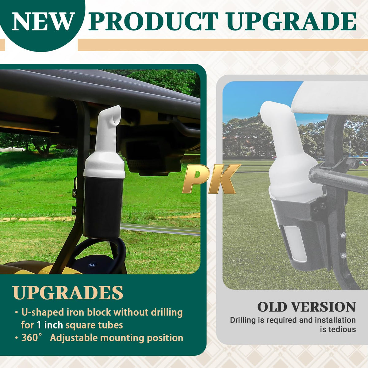 FIXHAWK 1-inch tube bracket installation—easy mounting without drilling.